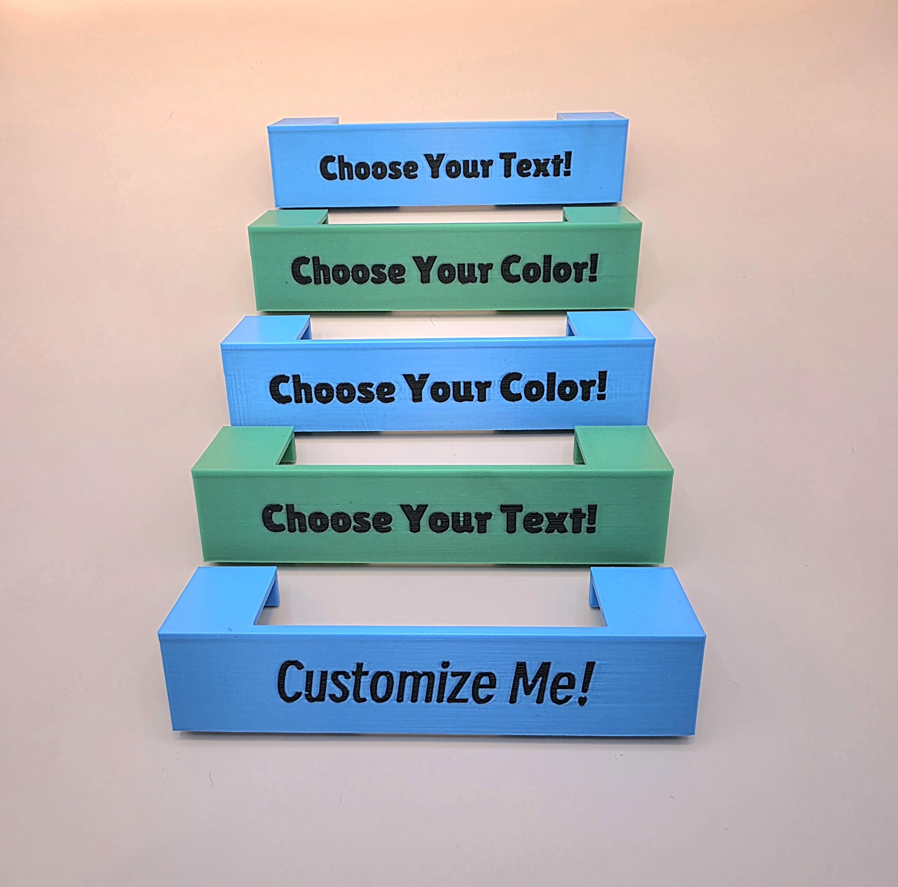 Custom 6.5 qt. HDX Home Depot *Snap-on* Storage Tote Labels